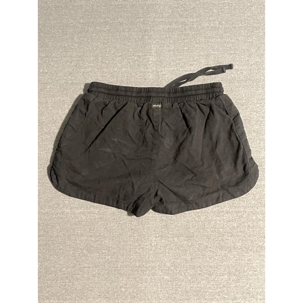 Hurley Black Lounge Shorts Womens XS Casual Drawstring Beach Athletic Minimalist